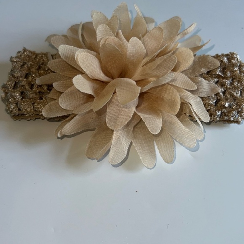 🛍 NEW PRETTY Little GIRLS TAN BOW Will Complete Any Outfit SIZE 0-24 …